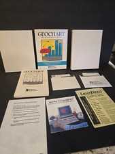 Vtg  Berkeley Softworks geoChart GEOS Commodore 64 128 C64 C128 Boxed #75 picture
