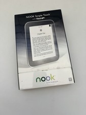 Barnes & Noble NOOK Simple Touch GlowLight 2GB Gray BNRV350 Brand New Sealed picture
