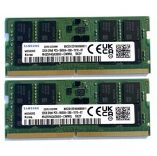 Samsung 64GB (2X32GB) DDR5 5600MHz PC5-44800 SODIMM Memory Ram  M425R4GA3BB0-CWM picture