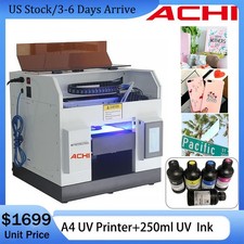 A4 UV Flatbed Printer Epson L800 Inkjet Printer For Metal Glass Wood & 250ml Ink picture