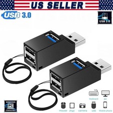 3 Port USB 3.0 Hub Portable High Speed Splitter Box For PC Notebook Laptop lot picture