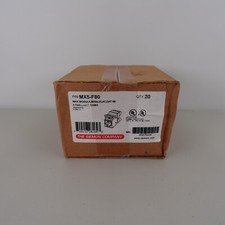 Category 5e MX5-F80 Data Outlet Siemon MAX RJ45 Flat Light Ivory  QUANTITY OF 20 picture