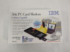 Lot of 2 New IBM 56K PC Card Data/Fax Modem Kit with XJACK Model 196 picture