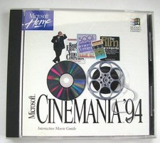 Microsoft  Cinemania '94 CD-ROM Windows. Movie Database - NEW OLD STOCK  SEALED picture