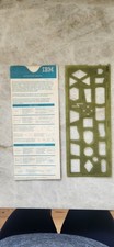 Vintage IBM Flowcharting Template GX20-8020-1 with Original Reference Sleeve picture