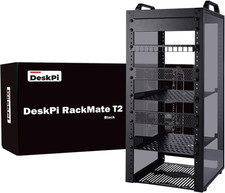 12U Network Rack, 10 Inch Mini Server Rack for Network, Servers, Audio, and Vide picture