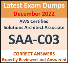 SAA-C03 AWS Certified Solutions Architect Exam Dump PDF - DECEMBER 2022 Version picture