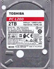 Toshiba HDWL120UZSVA rev: ARA AA34/JT000A HDKGB84ZKA31 T APR/2018 2TB 2.5 A18-11 picture