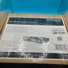 StarTech ST124UTPEA 4-Port VGA Audio Over Cat 5 Video Extender New Open Box picture