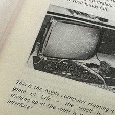 SELLER EXCLUSIVE - From early 1977, First mention of Apple in tiny article  RARE picture