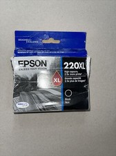 Genuine Epson 220XL Black Ink Cartridge New picture