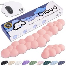 Pink Cloud Keyboard Wrist Rest – Create-ables Qloud Pink Wrist Rest for Computer picture