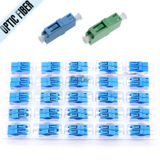 50Pcs LC to LC UPC APC Simplex Optic Fiber Connector Optical Adapter Coupler picture