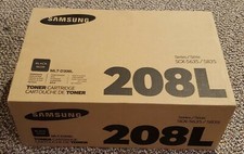Lot of (4) New Sealed Genuine Samsung 208L MLT-D208L Black Cartridge SCX-5635 picture