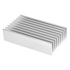 Aluminum Electronics Cooler Heatsink for MOS GPU IC Chip Silver 100 x 60 x 25 mm picture