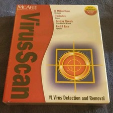 MCAFEE Virus Scan Anti-Virus Scan Software Windows 95 98 ME 2000 NT NIB Sealed picture