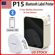 P15 Bluetooth Label Maker Machine Portable Sticker Barcode Thermal Label Printer picture