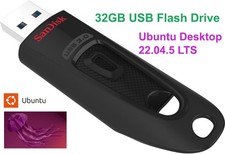 SanDisk Ubuntu Desktop 22.04.5 LTS Installer/ Bootable 32GB USB 3.0 Flash Drive picture