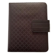 GUCCI NIB Hilary Lux Diamante iPad Tablet Case Italian Genuine Leather Brown picture
