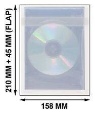 OPP Plastic Wrap Bag for 5/6 Disc DVD Cases 22mm Lot picture