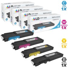LD Compatible Toners for Xerox 4 Pack: 106R02747 106R02744 106R02745 106R02746 picture