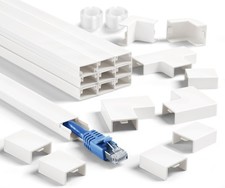 Cord Cover Wall Kit, YCLYC 157in Wire Covers for Cords - TV Cord Hider for 1 Thi picture