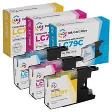 LD For Brother LC79 3pk Extra HY ink LC79C LC79M LC79Y J5910DW J6510DW picture
