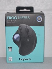 New Logitech Ergo M575S Wireless Trackball Mouse, Wireless Ergonomic Mouse NIB picture
