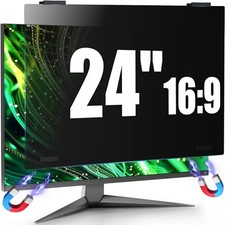 Magnetic Computer Privacy Screen Filter 24 Inch for Frameless Monitor Thin  picture