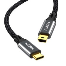 AGVEE USB-C to Mini USB Cable, 6.6ft, Durable Data Charger Cord picture