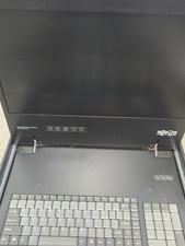 Tripp Lite B021-000-19 1U Rackmount LCD Console KVM Keyboard Touchpad Untested picture