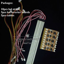 10pcs 533mm LED Backlight Strip for 24
