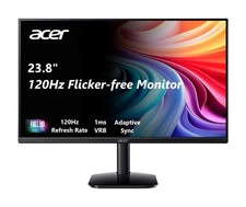 acer KB242Y - 23.8 Inch Zero-Frame Full HD (1920 x 1080) Monitor | Tilt | Up picture