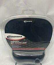 Innovera Softskin Gel Mouse Pad with Wrist Rest IVR-51450, Black- NEW/ SEALED picture