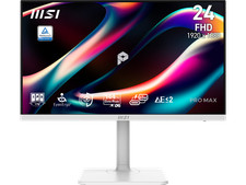MSI 24 inch Full HD 144Hz IPS Adaptive Sync 1ms USB-C White Computer Monitor wit picture