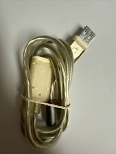 Vintage USB Extension Cable OEM Apple Logo Clear  VTG 3 Feet picture