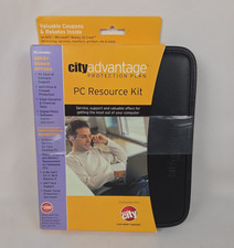 Circuit City Advantage Protection Plan PC Resource Kit Faux Leather Zip Case NOS picture