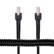CY Cat6 RJ45 8P8C UTP Lan Ethernet Network Patch Cord Stretch Coiled Cable 100cm picture
