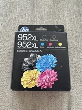 5-PACK HP GENUINE 952XL BLACK & COLOR INK (RETAIL BOX) OFFICE JET PRO 8740 picture