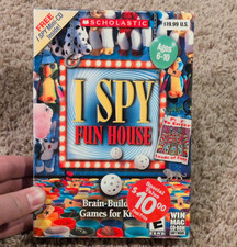Scholastic I SPY Fun House CD-ROM Windows PC Game Sealed Disc picture