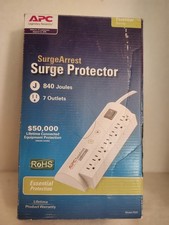 APC PER7T  7-Outlet Surge Protector Strip, Brand NEW in original box w/manual picture