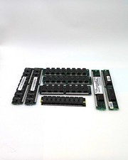 Vintage Mixed Lot of 8 with IBM Silver Memory SIMM Untested picture