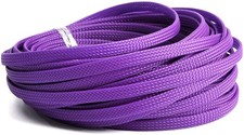 Hegebeck 32ft - 1/4 PET Expandable Braided Sleeving, Wire Loom Tubing Cable S... picture