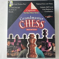 Capstone Grandmaster Chess for Macintosh System 7+ CD-ROM Software w/ Manual picture