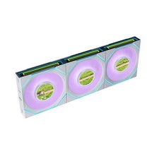 Lian Li 12RSLIND1F3W UNI FAN SL Infinity 120mm ARGB Fan 3 Pack White picture