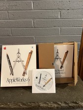 2000 Macintosh AppleWorks 6 For Mac OS Version 6.0 Installation CD W/ Manuals picture