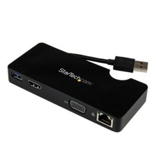 StarTech USB3SMDOCKHV Travel Docking Station for Laptops - HDMI or VGA - USB 3.0 picture
