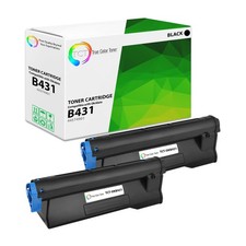 TCT 2PK OKI 44574901 Black Toner Cartridges For Okidata B431 MB461 MB471 MB491 picture