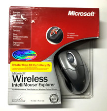 Microsoft Wireless IntelliMouse Explorer Optical Mouse X09-49266 PS/2 USB Silver picture