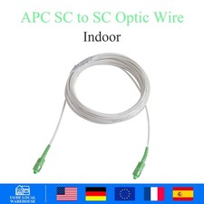 SC/APC to SC/APC Fiber Optic Wire Single Mode Optic Patch Cable 15M 20M 30M picture